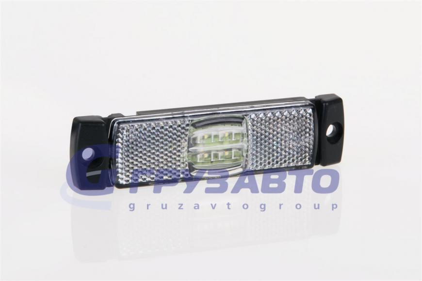 Фонарь габаритный  FT-017 B LED белый с проводом 2x0.75/FRISTOM