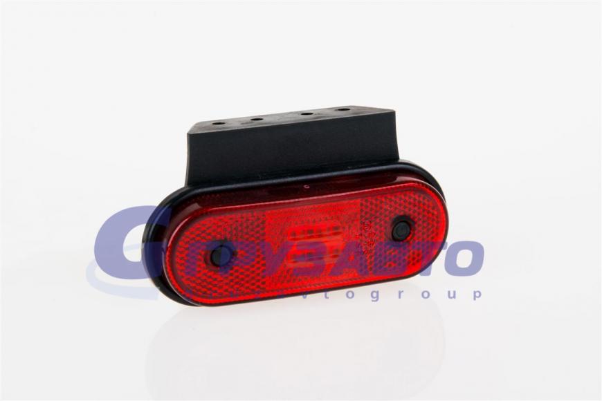 Фонарь габаритный FT-020 C K LED красный с кронштейном /FRISTOM